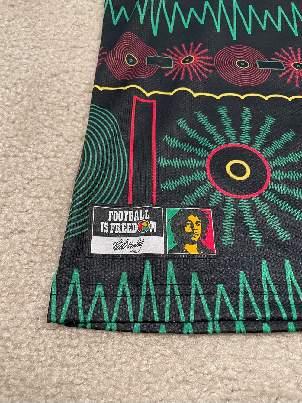 Adidas Jamaica 26 X Bob Marley Away Jersey men NWT size M - Picture 4 of 9